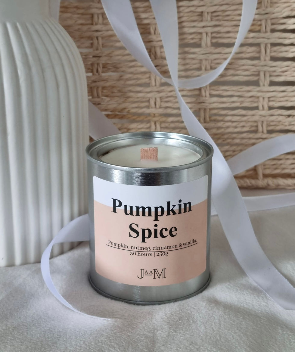 Pumpkin Spice Wood Wick Candles