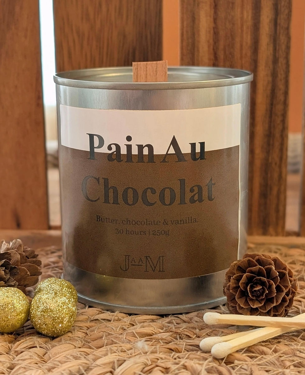 Pain Au Chocolat Wood Wick Candle