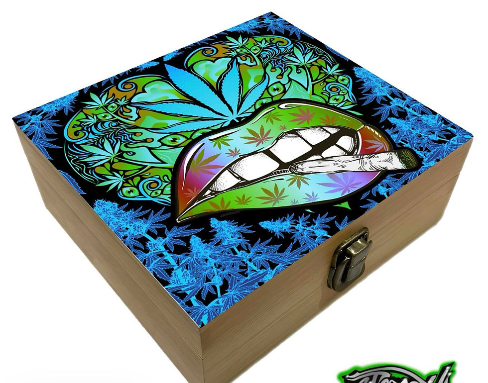 Thumbnail: Green lips storage box 