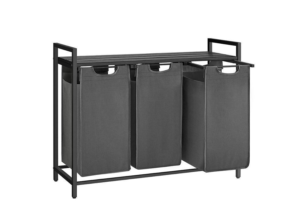 Thumbnail: Laundry basket with storage shelf 