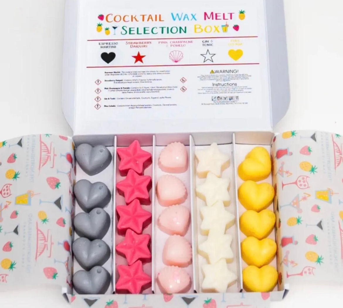 Cocktail wax melt box 