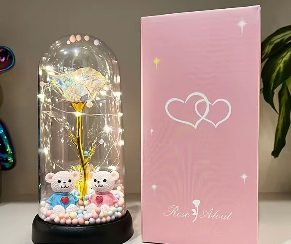 Thumbnail: Colourful rose glow in the dark 