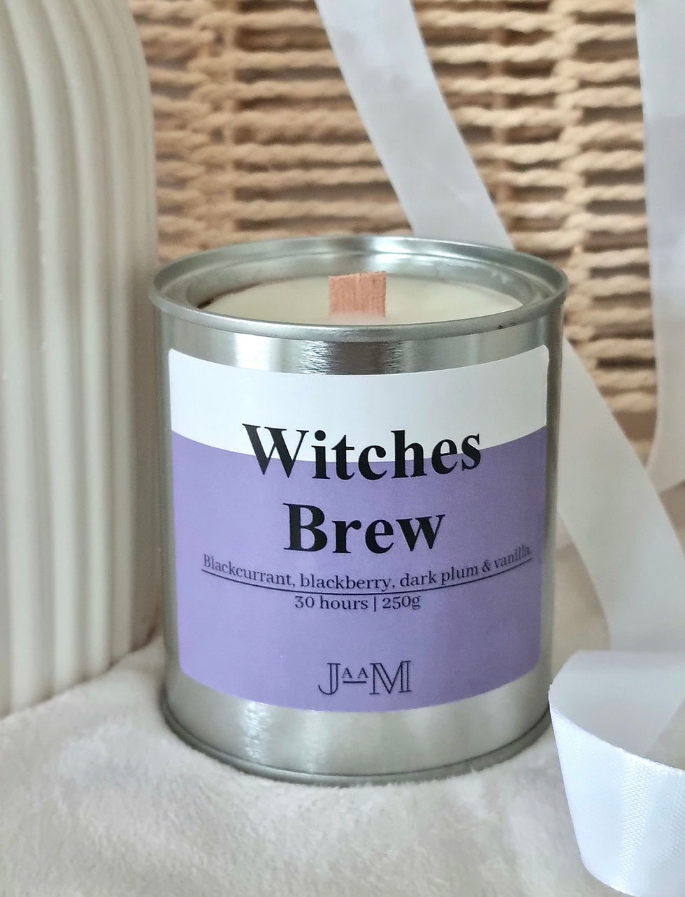 Witches Brew Wood Wick Candle