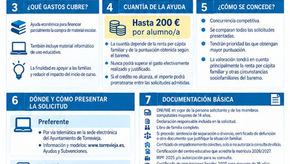 Ayudas de material escolar para las familias durante el curso 26/27.
