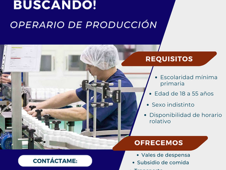 OPERARIO DE PRODUCCIÓN