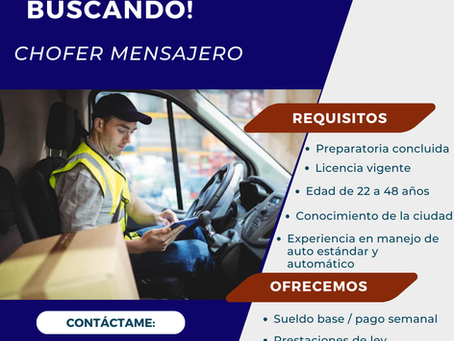 CHOFER MENSAJERO