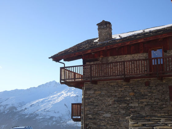 chalet rosiere french traditional chalet with beautiful background mountain views