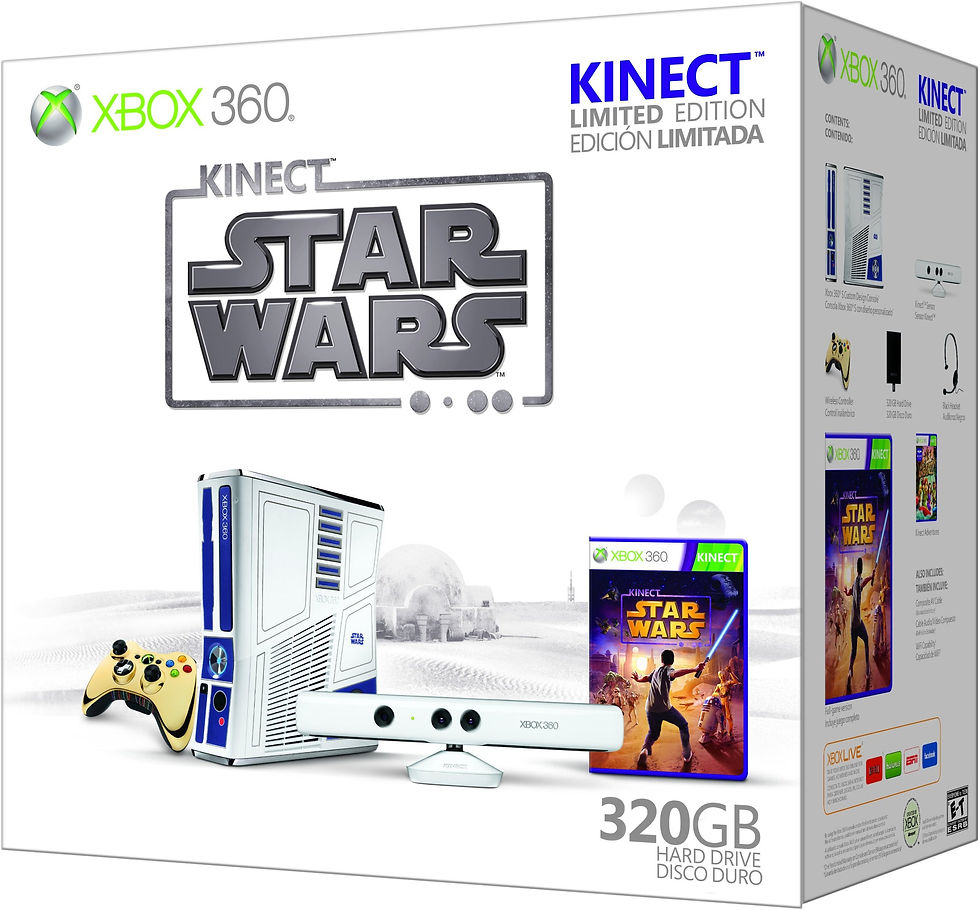 Thumbnail: Xbox 360 Limited Edition Kinect Star Wars Bundle