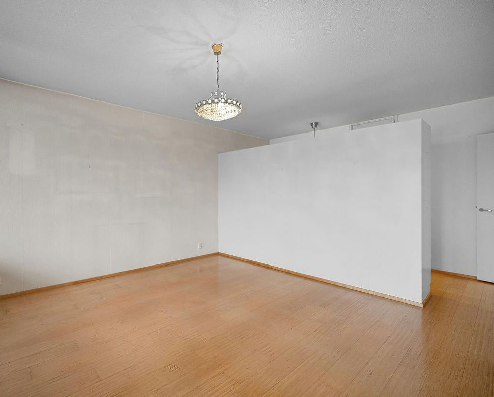 clean and empty room, ready for move in