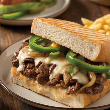 picture of a fajita melt from Texas Traditions in Gladewater