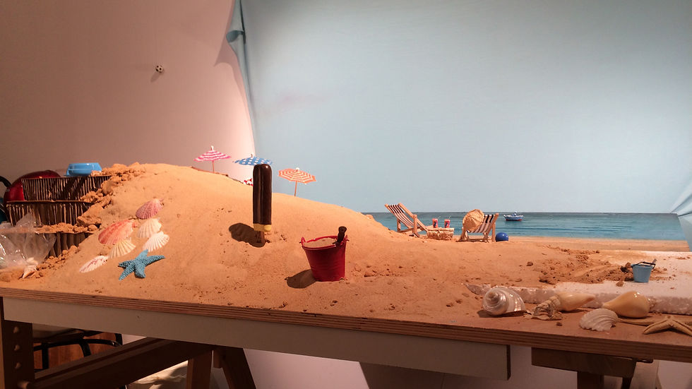 stop motion ice cream commercial shooting