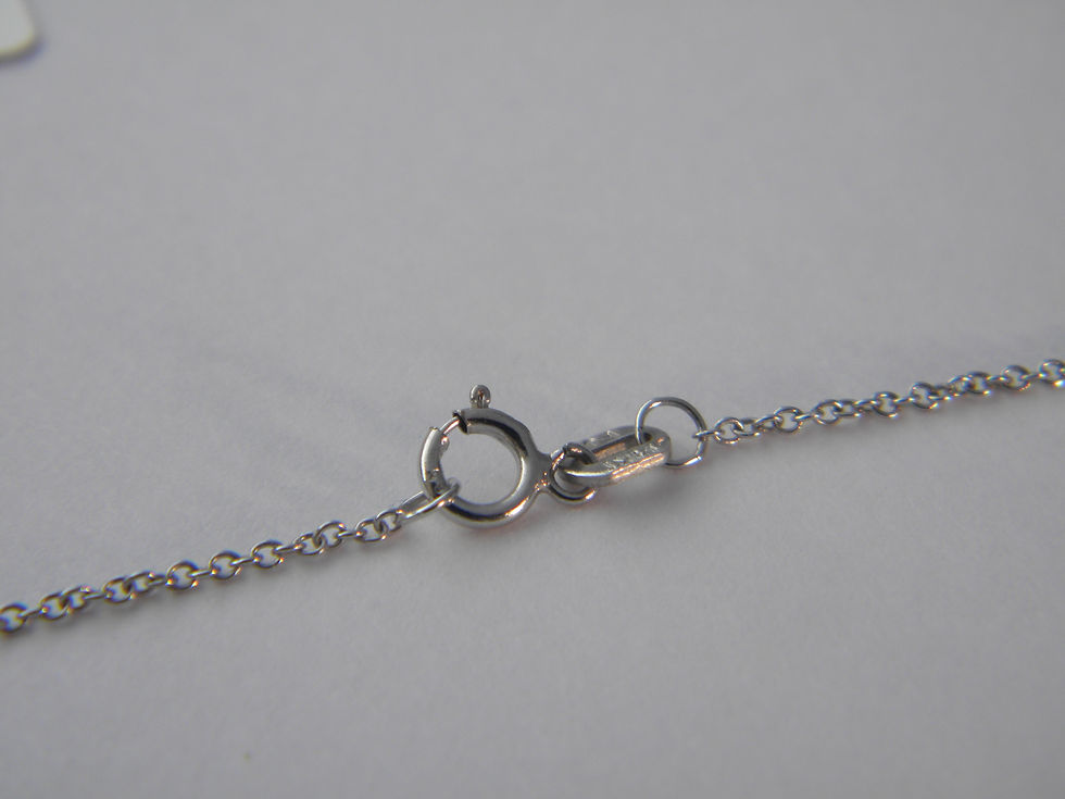 Thumbnail: 14K White Gold Turquoise/Black Pearl with Diamond Necklace