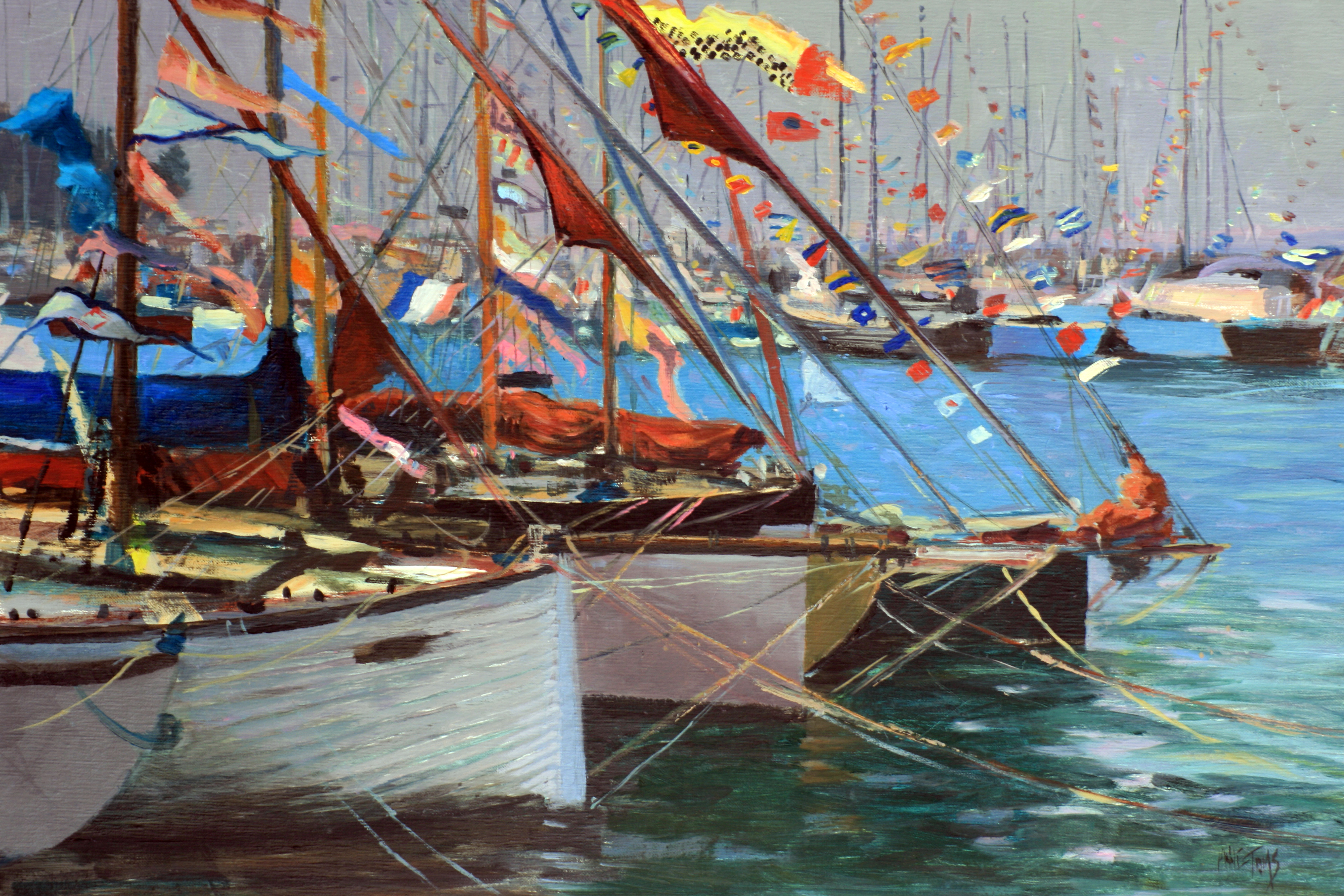 Old Gaffers in Yarmouth Harbour