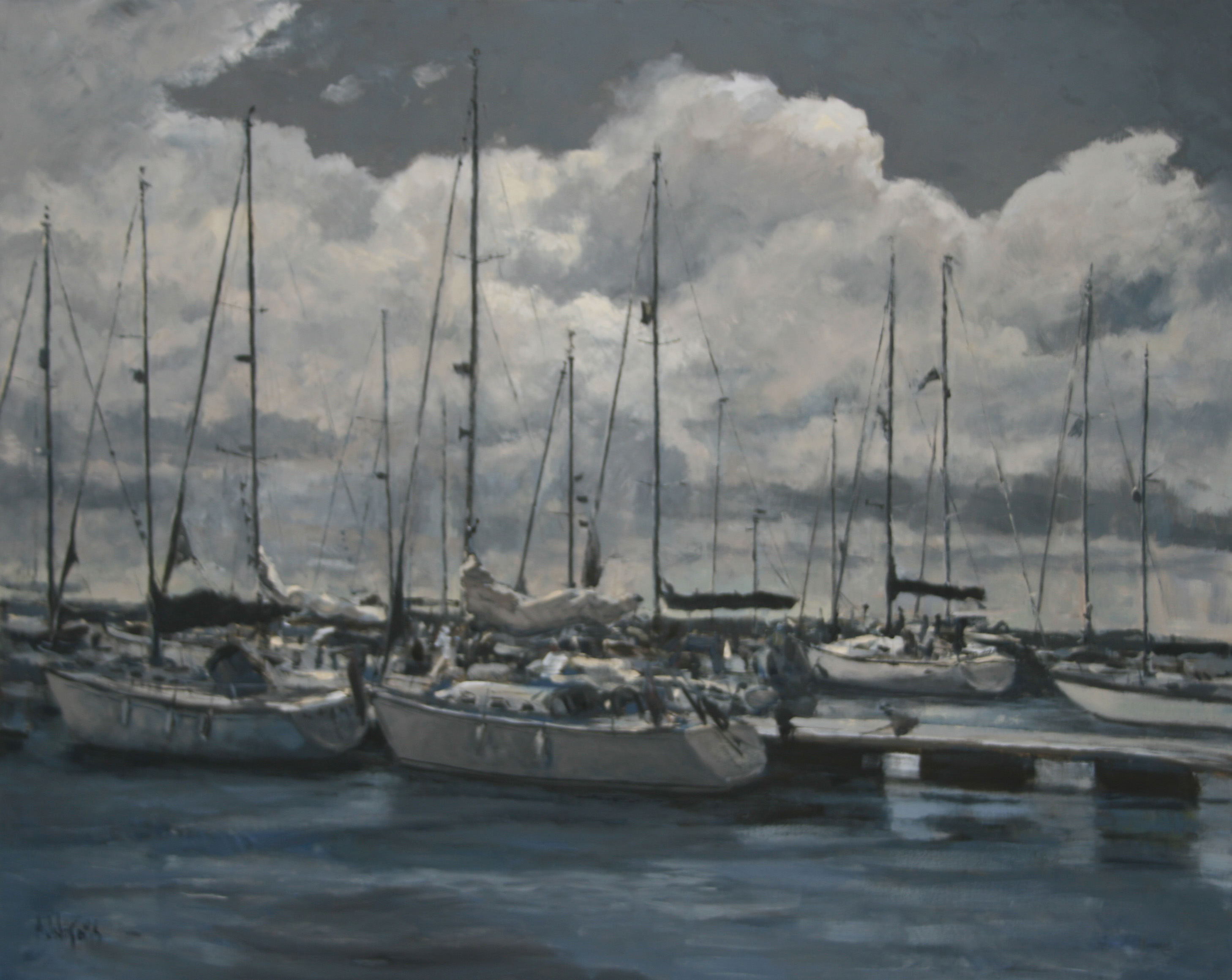 Cumulus Cloud Yarmouth Harbour