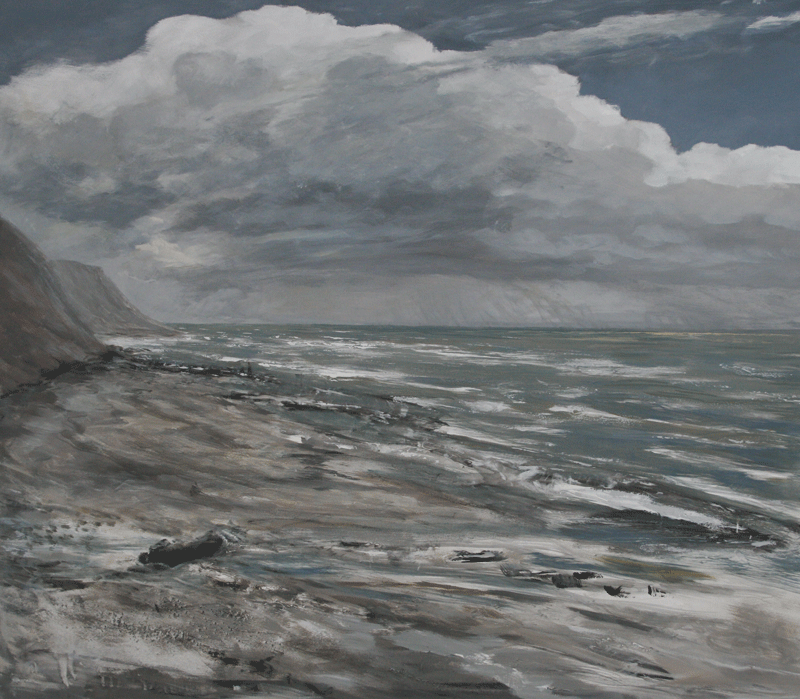 Cloudscape, Windy Day, Brook