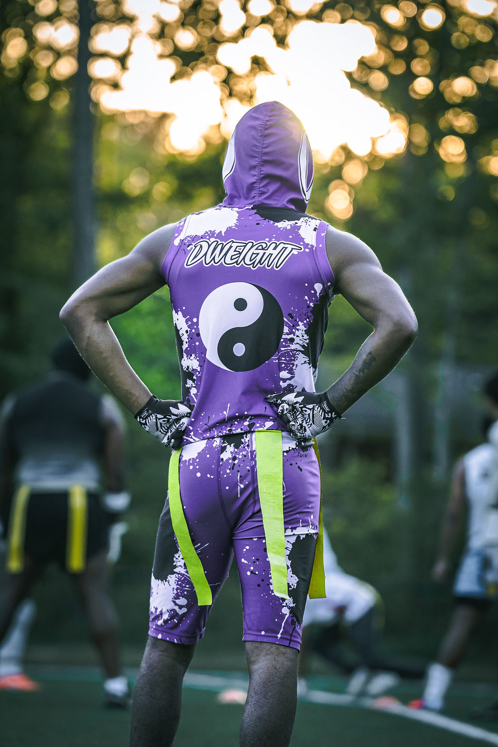 Atlanta flag football player portrait taken by kapturedbybandz