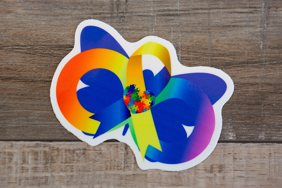 Thumbnail: 3" Dual Diagnosis Vinyl Decals