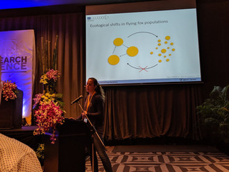 Tamika presented her research at the 2019 International Bat Research Conference in Phuket, Thailand