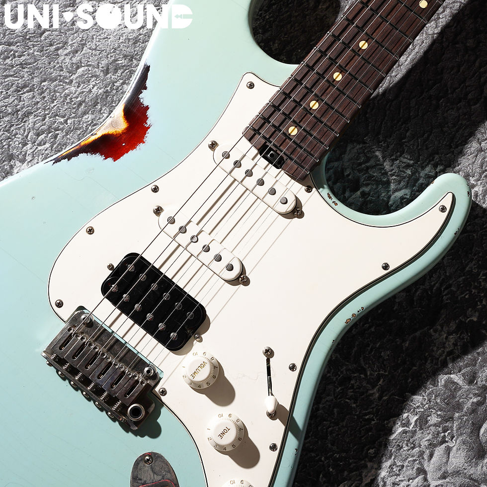 Thumbnail: Iconic Guitars Custom Solana - Sonic Blue over 3TB