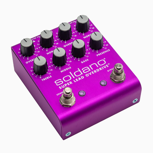 SOLDANO SLO PLUS Pedal SUPER LEAD 超美品 Soldano Super Lead Overdrive SLO Plus Pedal - Custom Purple | Uni