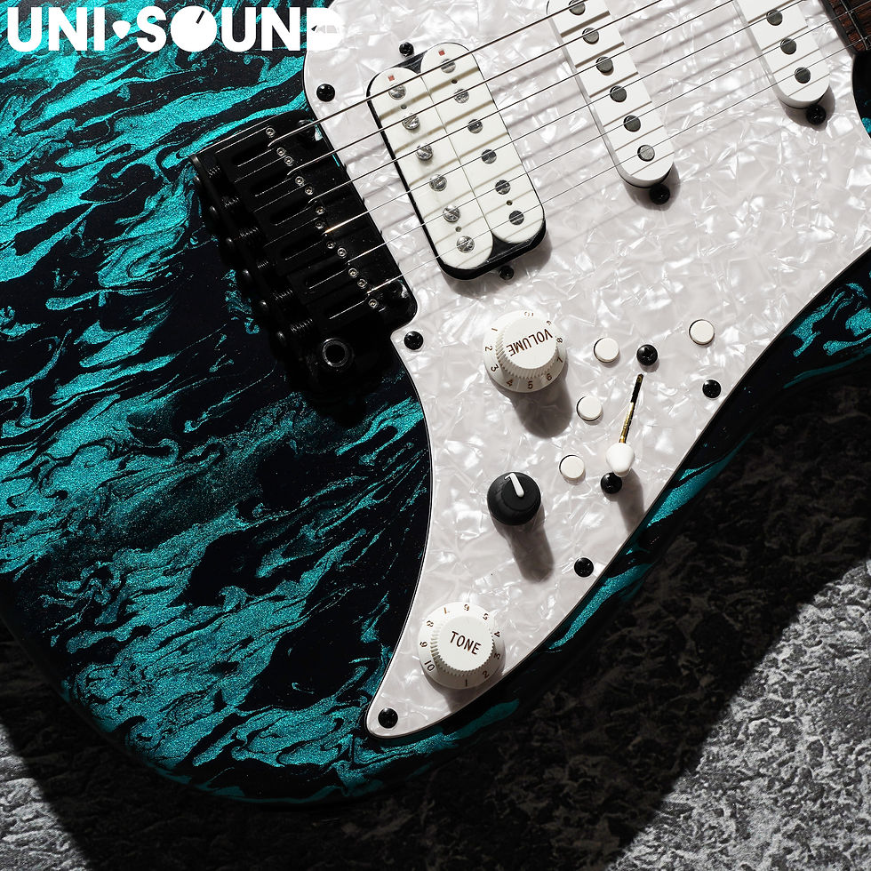 Thumbnail: James Tyler Guitars Studio Elite HD - Black Shmear with Turquoise Tint
