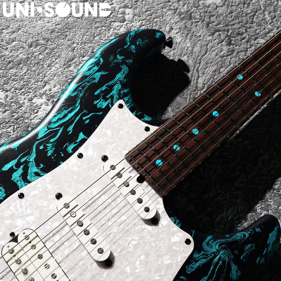 Thumbnail: James Tyler Guitars Studio Elite HD - Black Shmear with Turquoise Tint
