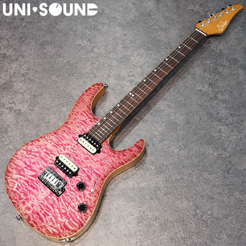 Suhr Custom Modern - Trans Purple Quilted Maple (Custom Select Top)
