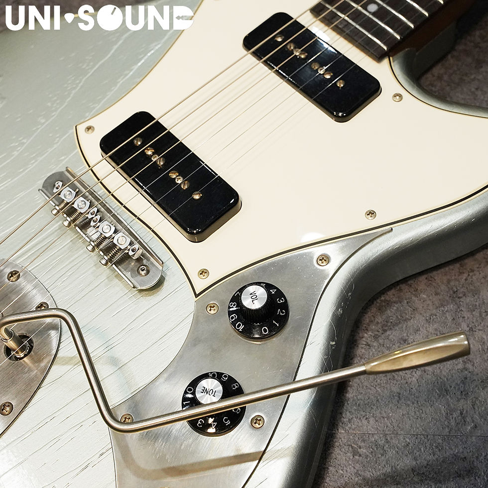 Thumbnail: Novo Guitars Nucleus Series Serus J - Ice Blue Metallic