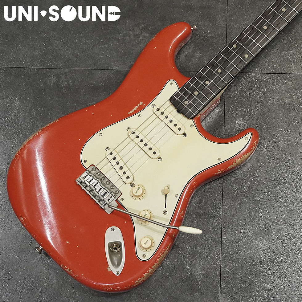 Thumbnail: M.B. Guitars '62 S Style - Fiesta Red