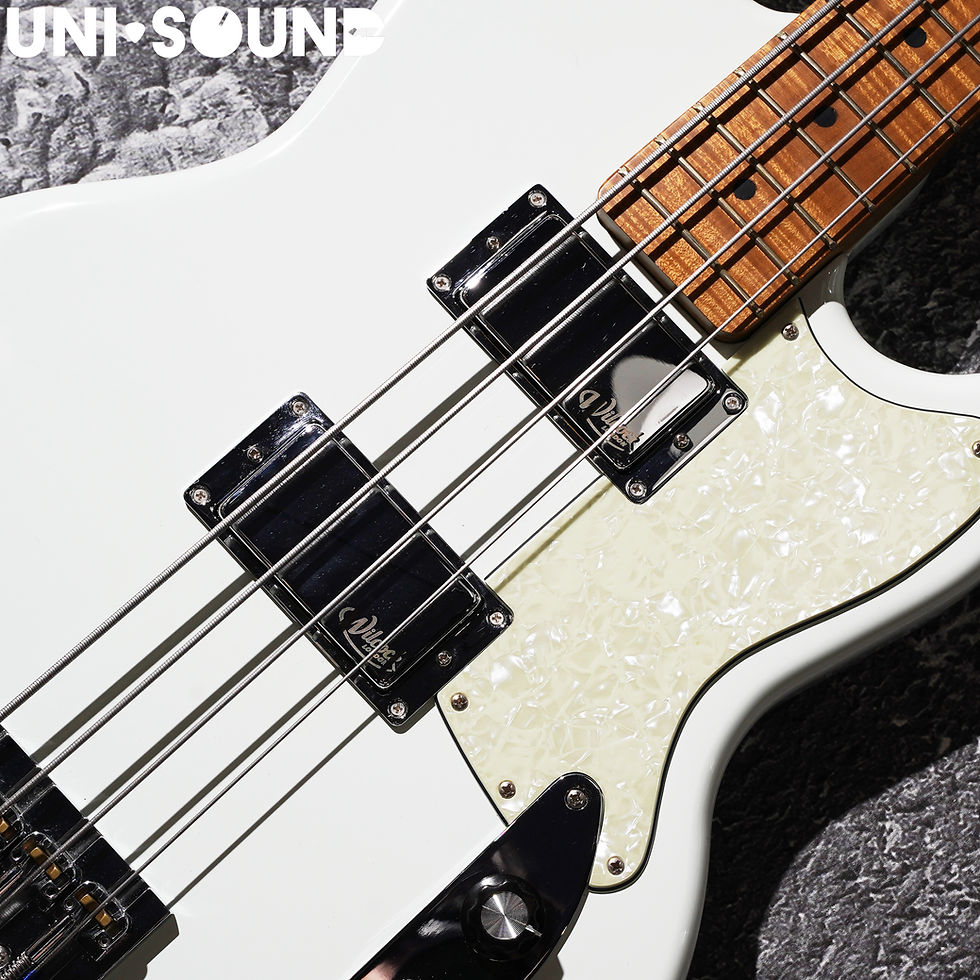 Thumbnail: Wilcock Mullarkey 30" Short Scale Bass - Sonic Blue - Made in UK