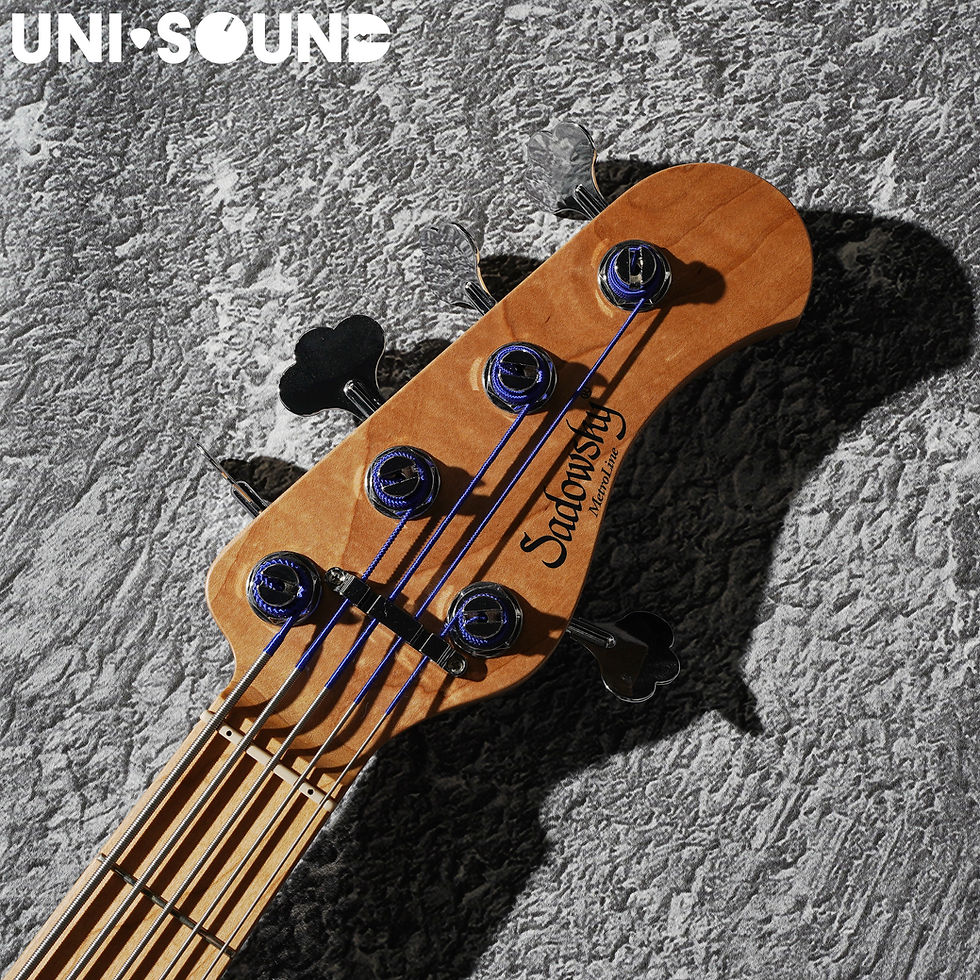 Thumbnail: Sadowsky MetroLine Deluxe 21-Fret Standard J5 Bass - Almond Sunburst Transparent