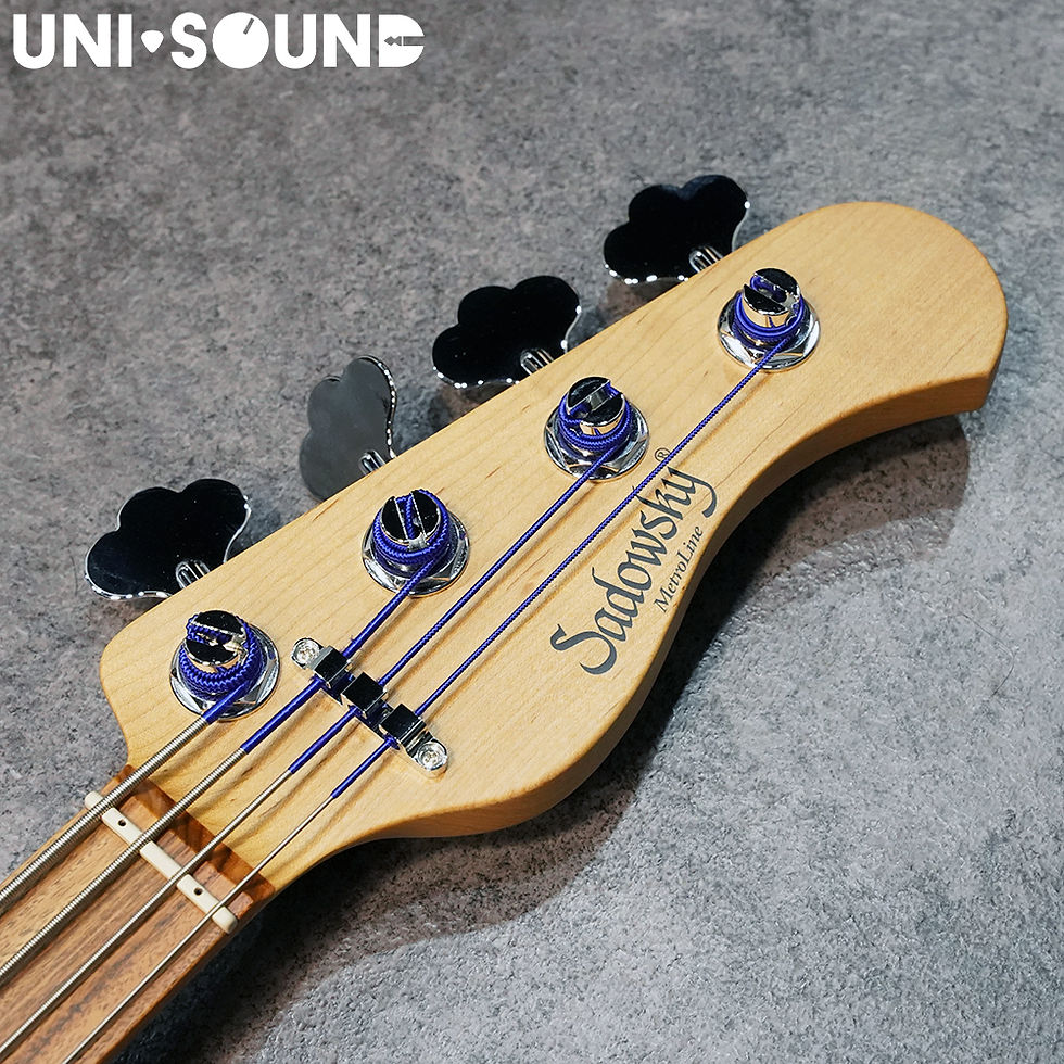 Thumbnail: Sadowsky MetroLine Deluxe 21-Fret Standard J4 Bass - Vintage Tinted Natural Tran