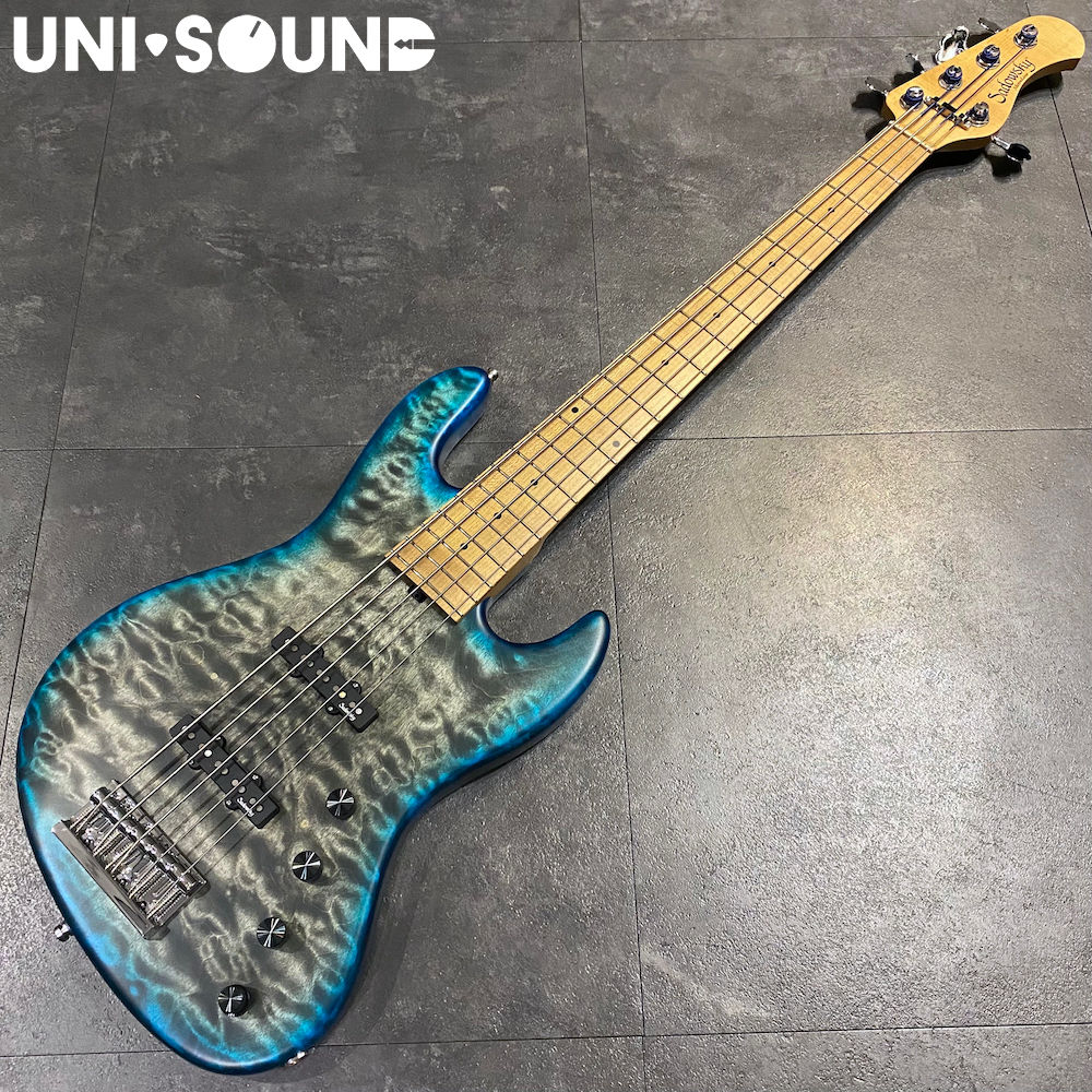 Sadowsky Metro Standard 5 Strings Whale Blue Transparent Satin 2020 LTD #61