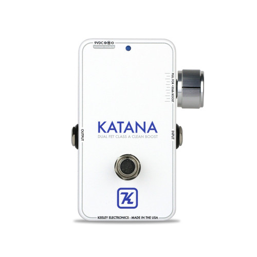 Keeley Katana Clean Boost カタナブースト Keeley Electronics Katana Clean Boost – 'Throwback White' Edition