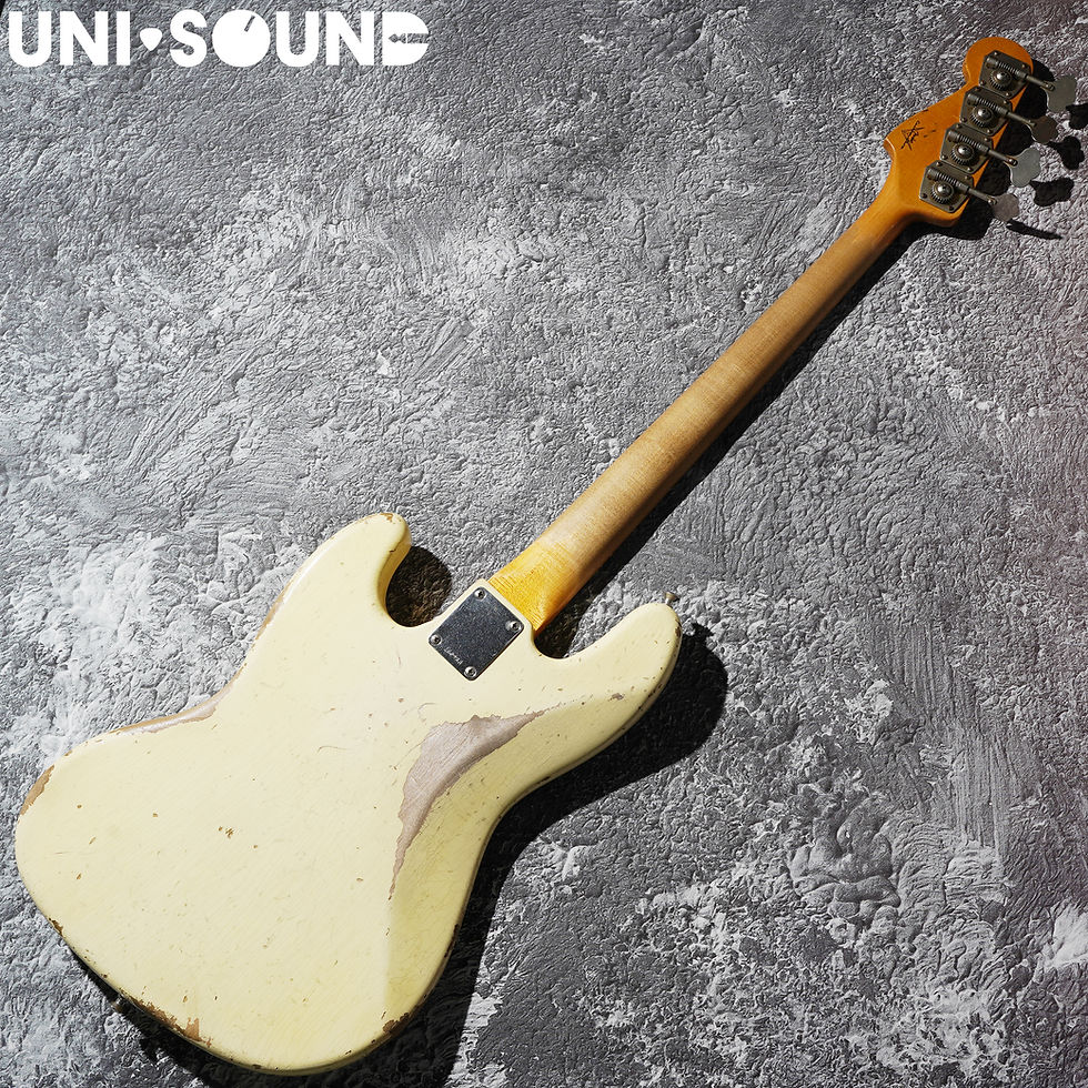 Thumbnail: Fender Custom Shop Time Machine Jazz Bass Heavy Relic - Olympic White