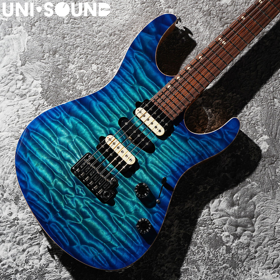 Thumbnail: Suhr Custom Modern - Aqua Blue Burst (Custom Select Top)