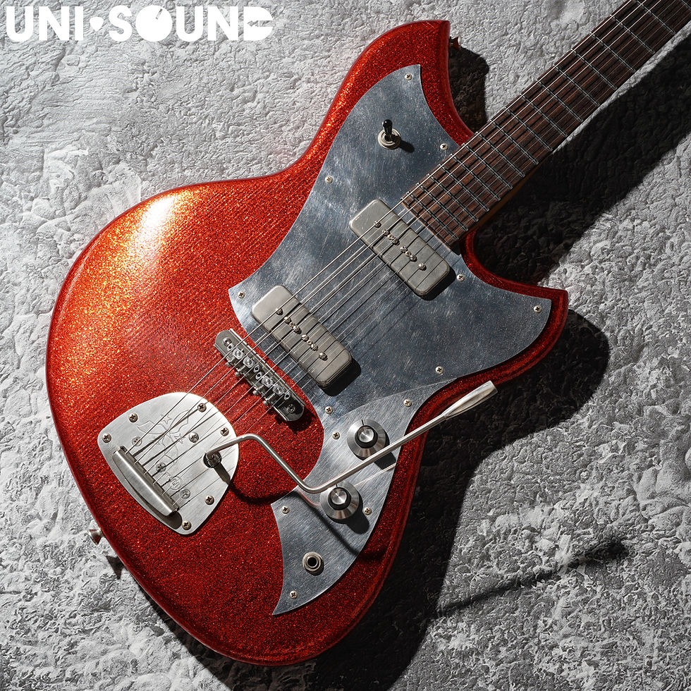 Thumbnail: Novo Guitars Custom Serus J - Candy Apple Red Sparkle