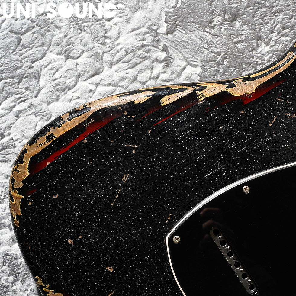 Thumbnail: Novo Guitars Custom Idris - Starry Night over '64 3-Tone Burst