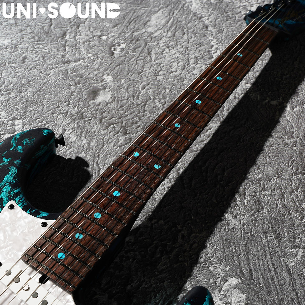 Thumbnail: James Tyler Guitars Studio Elite HD - Black Shmear with Turquoise Tint