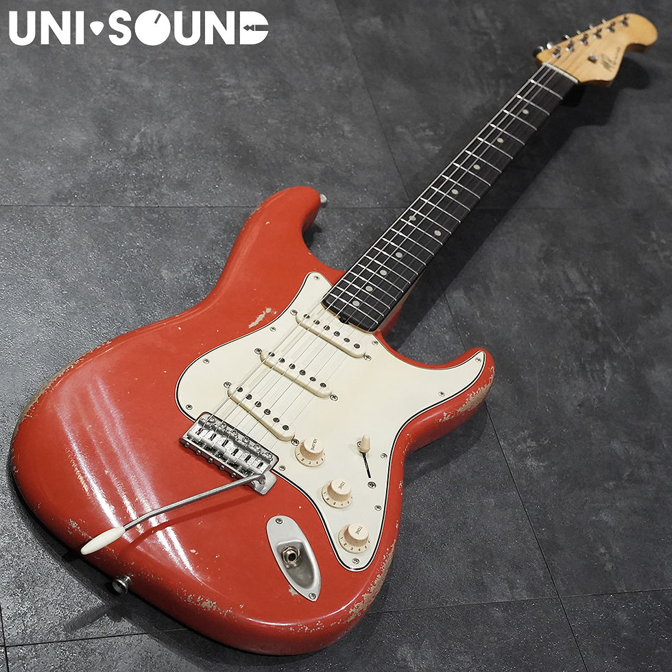 Thumbnail: M.B. Guitars '62 S Style - Fiesta Red
