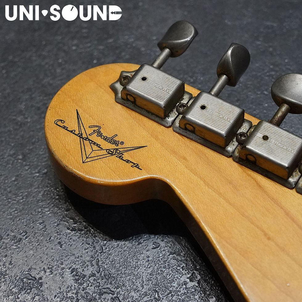 Thumbnail: Fender CS Michael Landau Signature 1963 Stratocaster - Fiesta Red Over Sunburst