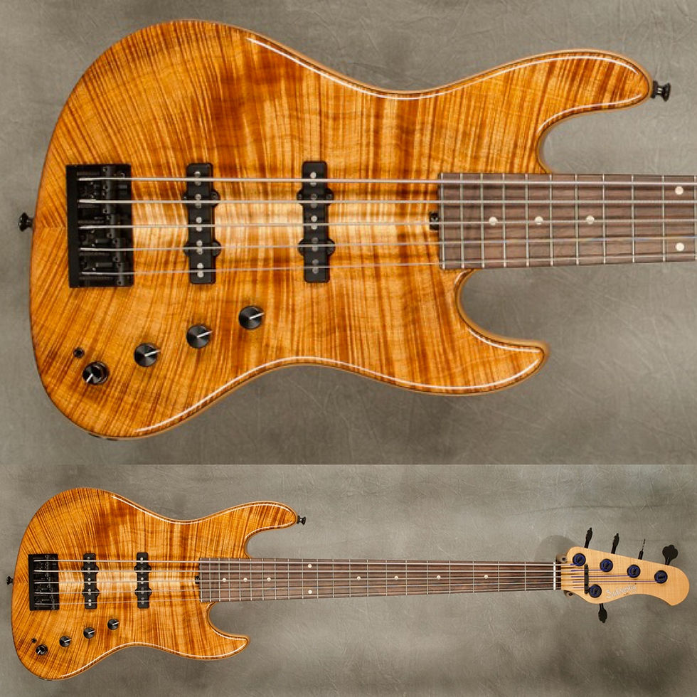 Thumbnail: Sadowsky NYC Custom Standard 5-21 - MG Blackwood Top/Brazilian Rosewood FB