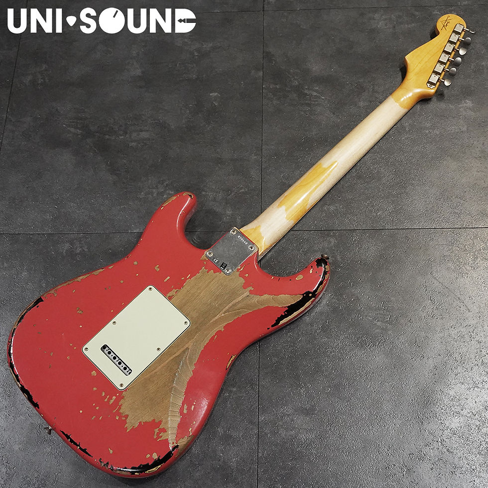 Thumbnail: Fender CS Michael Landau Signature 1963 Stratocaster - Fiesta Red Over Sunburst