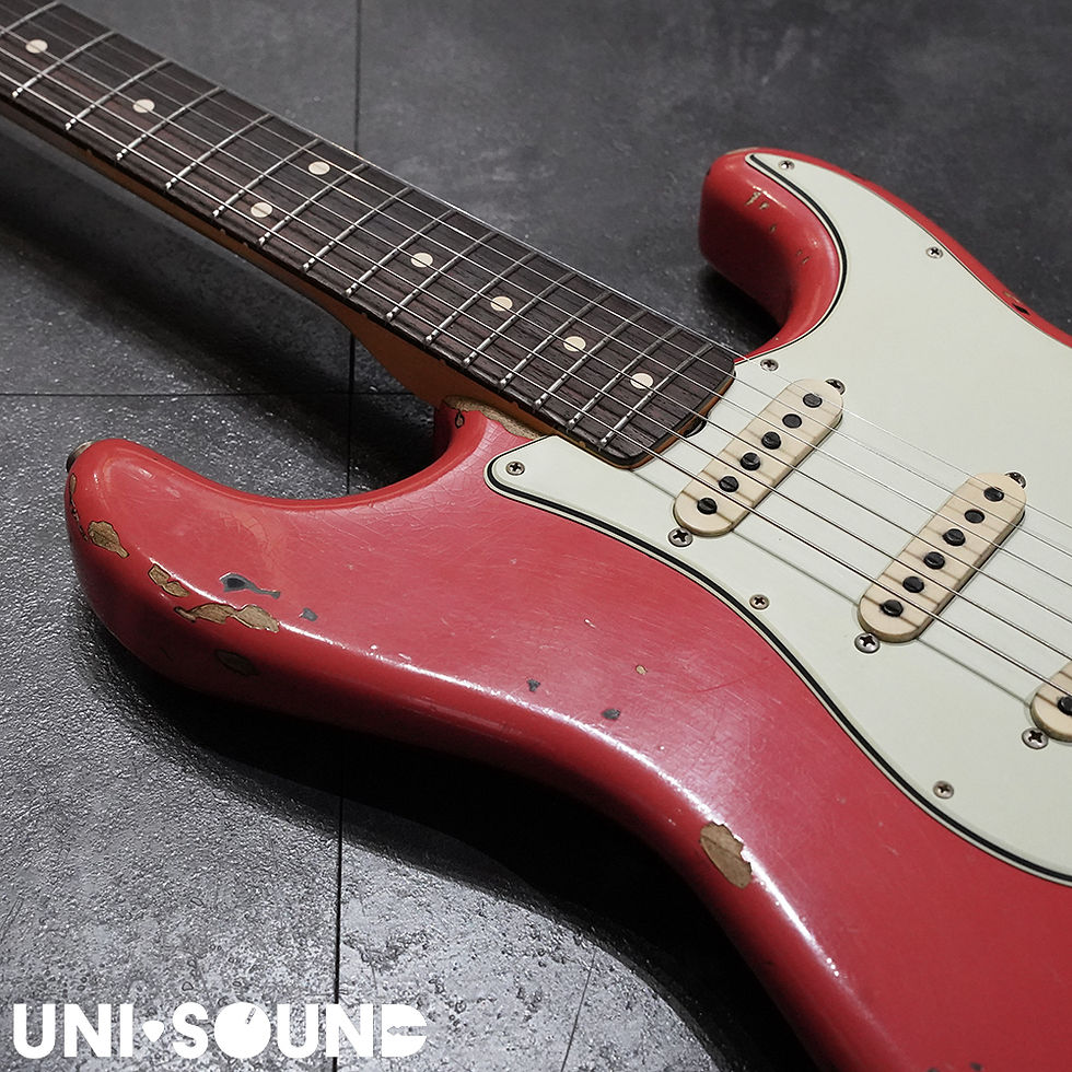 Thumbnail: Fender CS Michael Landau Signature 1963 Stratocaster - Fiesta Red Over Sunburst