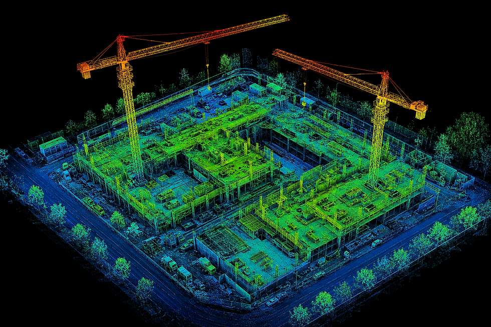 LiDAR von einer Baustelle (ChatGPT)