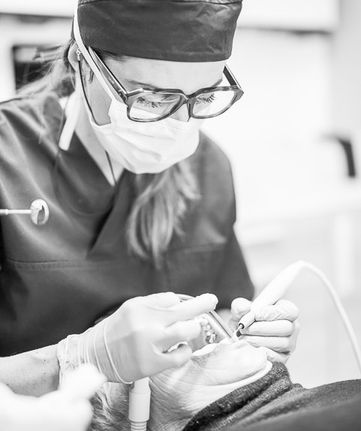 Le docteur Guyon pratique de nombreux soins dentaires : odontologie, endodontie, implantologie, prothèse dentaire, chirurgie.