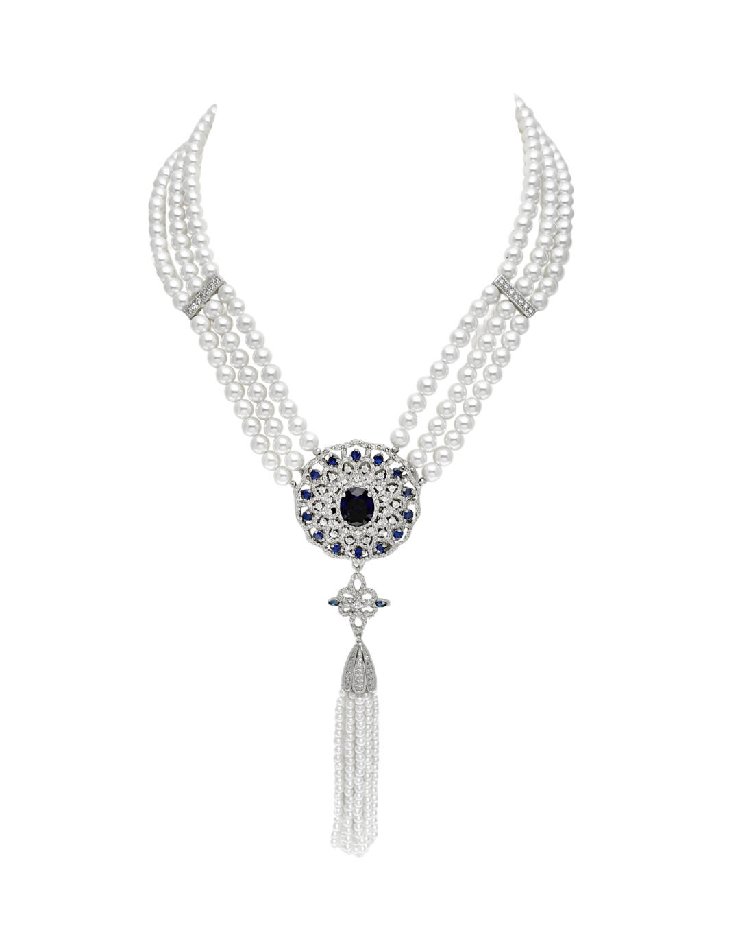 Sunflower Shell Pearl Necklace