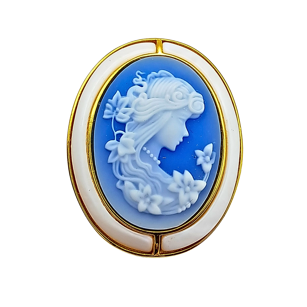 Brooch agate cameo