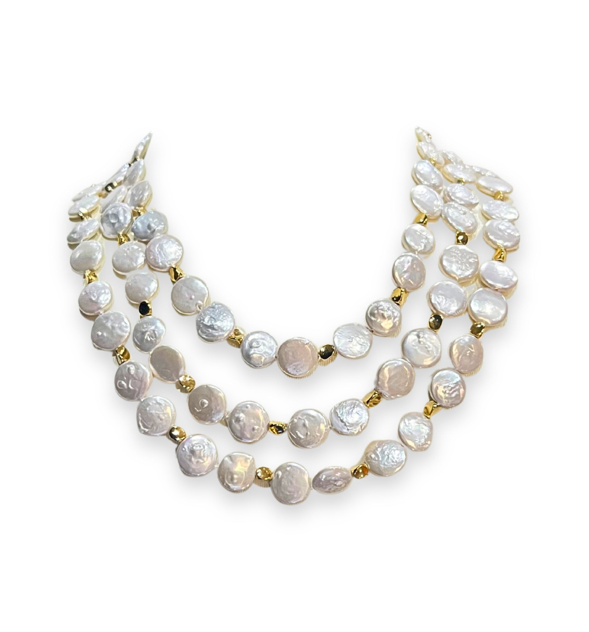 Calla Multilayer Pearl Necklace