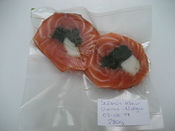 Steak of Salmon with scallop stuffing